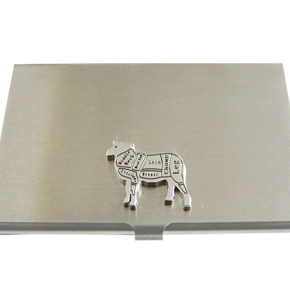 Stylish Business Card Holder – Glowforge Shop Lamb Butchers Cut Business Card Holder